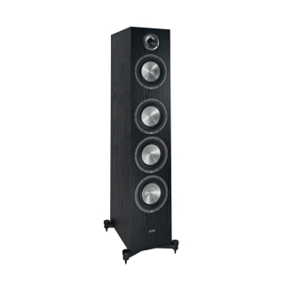 TAGA Harmony Platinum F-120 v4 Stand Lautsprecher Paar Furnier Schwarz