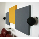 Schallabsorber Dämmplatten für Wand und Decke Orange